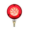 54 LED Single Stud Double Face GloLight (Turn Signal) - Amber & Red LED/Clear Lens