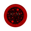 9 LED 2" Round Light (Clearance/Marker) - Red LED/Red Lens (Bulk)