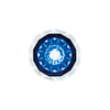 Double Fury 4 LED Dual Function 1-1/8" Crystal Watermelon Light-Red & Blue LED