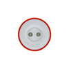 7 LED 2" Round Turbine Light (Clearance/Marker) - Red LED/Red Lens