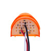 5 LED Dual Function Guide 682-C Headlight Turn Signal Light - Amber LED/Amber Lens