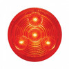 4 LED 2.5" Round Low Profile Light (Clearance/Marker) - Red LED/Red Lens (Bulk)