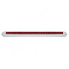 23 LED 17-1/4" Reflector Light Bar With Bezel (Stop, Turn & Tail) - Red LED/Red Lens