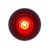 1 LED 3/4" Mini Clearance Light Red LED With Red Lens With Rubber Grommet (Bulk)