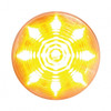 9 LED 2" Round Beehive Light (Clearance/Marker) - Amber LED/Clear Lens