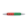 Double Fury 6 LED 6" Dual Function Marker Light With Chrome Bezel-Red & Green/Clear Lens