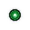 Double Fury 4 LED Dual Function 1-1/8" Crystal Watermelon Light-Red & Green LED