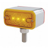 6 LED Double Face Light - T-Mount - Amber & Red LED/Amber & Red Lens