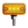 6 LED Double Face Light - T-Mount - Amber & Red LED/Amber & Red Lens