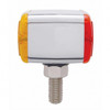 6 LED Double Face Light - T-Mount - Amber & Red LED/Amber & Red Lens