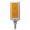 45 LED Single Stud Double Face Turn Signal Light (Driver) - Amber & Red LED/Amber & Red Lens