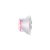 5 LED Reflector Light (Auxiliary/Utility) With Side Ditch Light -Red LED/Clear Lens (Card)