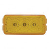 3 LED Reflector Light (Clearance/Marker) - Amber LED/Amber Lens