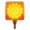45 LED Single Stud Double Face Turn Signal Light (Passenger) - Amber & Red LED/Amber & Red Lens