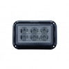 6 High Power LED Rectangular Warning Light - Blue LED (Bulk)