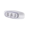 5 LED Reflector Light (Auxiliary/Utility) With Side Ditch Light -Red LED/Clear Lens (Bulk)