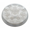 10 LED 4" Round Light (Stop, Turn & Tail) - Red LED/Clear Lens (Bulk)