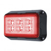 6 High Power LED Rectangular Warning Light - Red LED (Bulk)