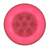 21 LED 4" Round GloLight (Stop, Turn & Tail) - Red LED/Clear Lens