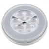 21 LED 4" Round GloLight (Stop, Turn & Tail) - Red LED/Clear Lens