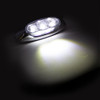 5 LED Reflector Light (Auxiliary/Utility) With Side Ditch Light -White LED/Clear Lens (Bulk)