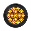 15 LED 2-3/8" Turn Signal Light For Harley Motorcycle- Amber LED/Smoke Lens