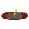 4-3/16" Wide 3 LED ViperEye Light (Clearance/Marker) - Red LED/Red Lens