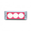 3 High Power LED Warning Light - Red LED
