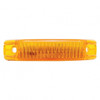 6 LED Rectangular Streamline Light (Clearance/Marker) - Amber LED/Amber Lens