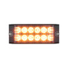 12 High Power LED Low Profile Warning Lighthead - Amber LED