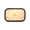 15 LED Rectangular Turn Signal Light - Amber LED/Clear Lens