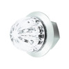 2 LED Dual Function 1-1/8" Watermelon Light (Clearance/Marker) - White LED/Clear Lens