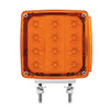 27 LED Double Face Turn Signal Light (Driver) - Amber & Red LED/Amber & Red Lens