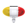 17 LED Dual Function Reflector Double Face Light - Amber & Red LED/Amber & Red Lens