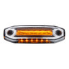 6 Amber LED Light (Clearance/Marker) With 6 Amber LED Side Ditch Light