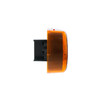 3 LED 6" Oval Light(Turn Signal)-Amber LED/Amber Lens