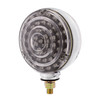 88 LED Single Stud Double Face Turn Signal Light - Amber & Red LED/Clear Lens