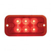 6 LED Dual Function Light - Red LED/Red Lens (Bulk)
