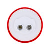 7 LED 2" Round Light (Clearance/Marker) - Red LED/Red Lens (Bulk)
