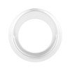 Candy Color Small Gauge Cover With Visor-Pearl White