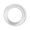 Candy Color Small Gauge Cover With Visor-Pearl White