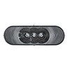 6 LED 6" Oval Light (Back-Up)-White LED/Clear Lens