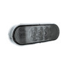 6 LED 6" Oval Light (Back-Up)-White LED/Clear Lens