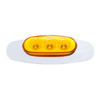 3 LED Reflector Light (Clearance/Marker) - Amber LED/Amber Lens (Bulk)