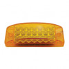 21 LED Reflector Rectangular Light (Clearance/Marker) - Amber LED/Amber Lens (Bulk)