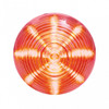 13 LED 2.5" Round Beehive Light (Clearance/Marker) - Red LED/Clear Lens