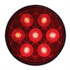 7 LED 4" Round Competition Series Light (Stop, Turn & Tail) - Red LED/Red Lens (Bulk)