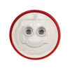 9 LED 2" Round Reflector Light (Clearance/Marker) - Red LED/Red Lens (Bulk)