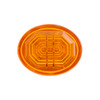 3 LED Oval Clearance/Marker Light-Amber LED/Amber Lens