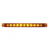 11 LED 17" Turn Signal Light Bar - Amber LED/Amber Lens